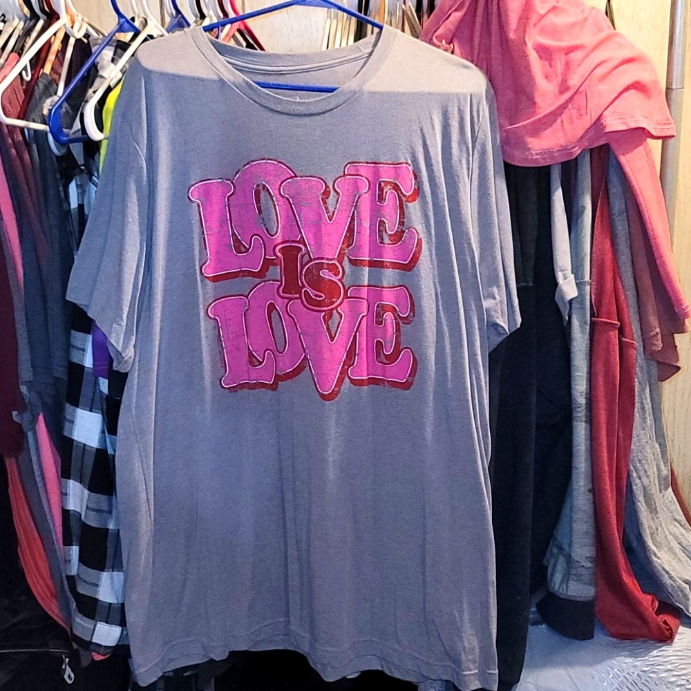 Gray Love is Love t-shirt